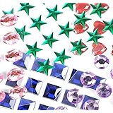 Adhesive Back Craft Jewels (500 Assorted Pieces)