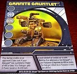 BAKUGAN VESTROIA NEW LOOSE GRANITE GAUNTLET ABILITY CARD 34/48ah