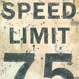 Oopsy Daisy Speed Limit Stretched Canvas Art by Aaron Christensen, 14 by 14-Inch