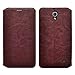 Galaxy Wireless Cases Compatible for Samsung Galaxy GT-I9200 I9205 i527 Mega 6.3 Case, Mega 6.3 Wallet Case, Slim Flip Folio [Kickstand] Pu Leather Wallet Case with ID&Credit Card Slot, Brown