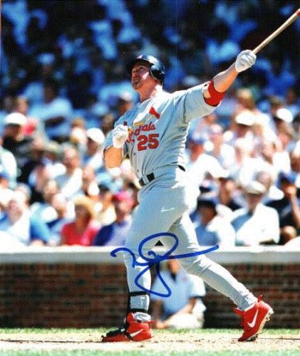 Autographed/Hand Signed Mark Mcgwire St. Louis Cardinals 8x10 Photo