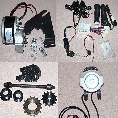 Kize 24v 250w Electric Bicycle Accessories Kits Geared Brush Motor