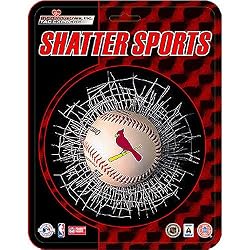 St. Louis Cardinals MLB Shatter Ball Window Decal