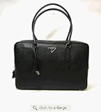 Prada Doctor Bag Black Leather Handbag BL0094