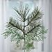 Factory Direct Craft Group of 2 Artificial Pine and Cedar Embellishing Picks for Home and Holiday Decorating and Arranging