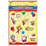 Curious George Stickers 4 Sheets