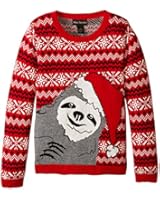 Alex Stevens Girls' Slothy Christmas Sweater