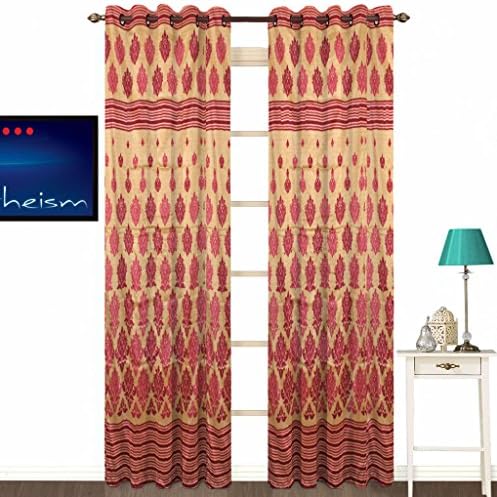 Fabutex Panel printed Door Curtain Pack of 2