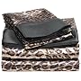Divatex Home Fashions Royal Opulence Satin Sheet Set Leopard Queen
