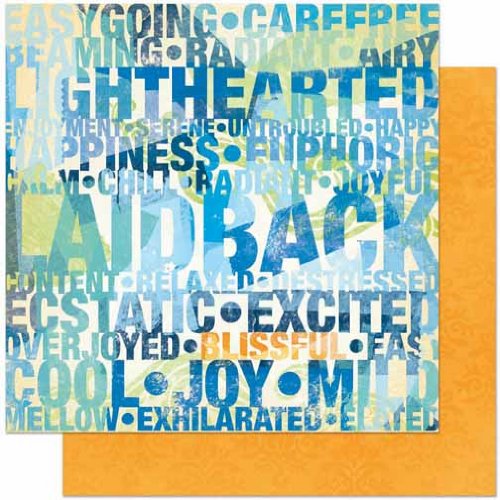 Laid Back 12X12 Barefoot & Bliss Collection Paper 