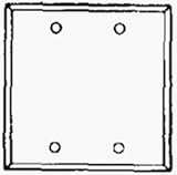 Blank Wall Plates: Hubbell 5961-1 Do it Weatherproof Electrical Cover