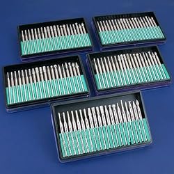 100Pc Diamond Bur Bit Set New Rotary Tools 1/8" Shank