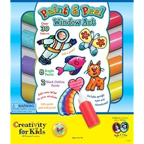 Creativity for Kids Paint and Peel Window Art