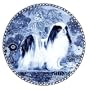 Japanese Chin: Danish Blue Porcelain Plate