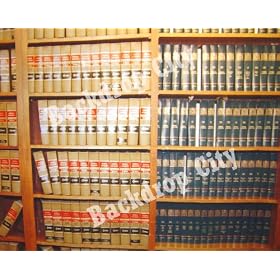 8'x8' Bookcase 2 Background Backdrop