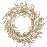 28 Champagne Wolfberry Indoor Outdoor Christmas Wreath