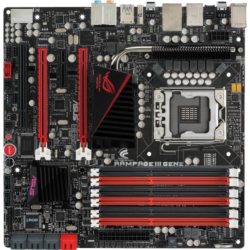 ASUS Rampage III Gene LGA 1366 Intel X58 Micro ATX Motherboard