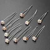 10 Pcs 5Mm Light Dependent Resistor Photoresistor Gl5537 Ldr (Usa)