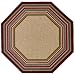 Home Striped Border Rug - Multicolored (3' Octagon)