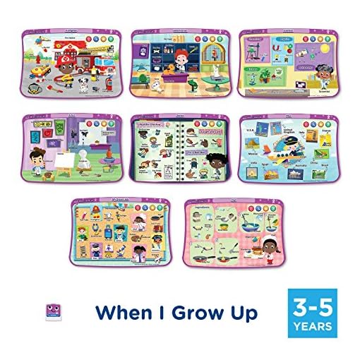 VTech Touch and Teach Activity Desk Deluxe 4-in-1 Kindergarten Bundle Expansion Pack for Age 3-5 