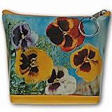Lenticular Purse, 3D Lenticular Image, Sun Flowers, Pansy, pk-241-Pavia