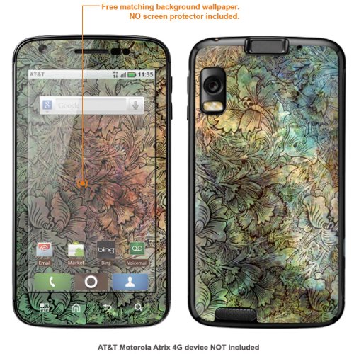 Protective Decal Skin STICKER for AT&T Motorola Atrix case cover Atrix-132