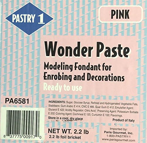 Pastry 1 Pink Wonder Paste Fondant 1 kg