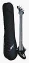 Bass Guitar Reviews Fender Black Ashbory Fretless Electric Bass Guitar With Gig Bag - New!