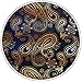Shlax&Wing Multi-colored Paisley Dark Blue Neckties Men Tie Wedding Fashion