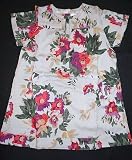 Superb MINI BODEN 100% Cotton Grey Floral Pattern Girls Dress Dresses - 6 Sizes