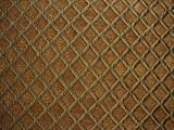 Diamond Lattice Chenille Upholstery Fabric Brown