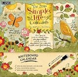 Simple Life Whiteboard 2010 Deluxe Wall Calendar