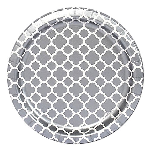 Quatrefoil Dessert Plates, 6.875