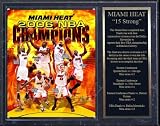 Miami Heat 2006 Champions 12x15 Plaque with 4x10 Plate