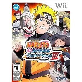 NINTENDO Naruto Shippuden - Clash of Ninja Revolution 3 [WII] + T�l�commande Wii Plus rose [WII] (Action / Aventures pack bundle)