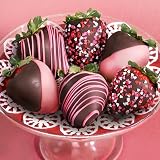 Discounts 6 Love Berries Chocolate Covered Strawberries by Golden State Fruit