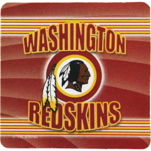 Washington Redskins End Zone Four Piece Foam Coaster Set