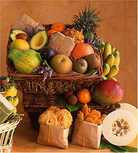 Tropical Fruit Hamper with One Dried Fruit Item (7 Lbs) by Manhattan Fruitiers