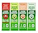 Jade Monk Matcha Green Tea Powder - 4 Flavor Sample Pack - Naturally Boost Metabolism, Improve Mood, and Increase Energy - Great For Home And On The Go