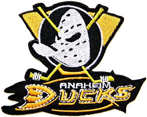 ANAHEIM DUCKS Hockey NHL Logo Sign Patch Iron Applique Embroidered Sew Gift Jacket T shirt SURAPAN