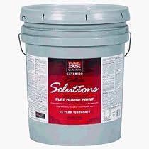 - X45W00702-20 Color Solutions Latex Flat 100% Acrylic House Paint