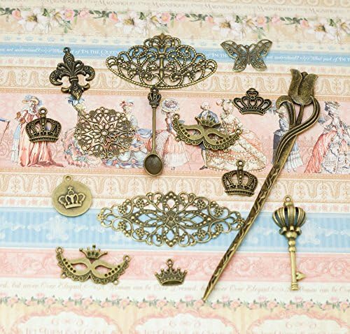 FotoBella - Vintage Charms hand selected by FotoBella for Graphic 45 Gilded Lily