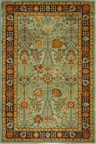 Mohawk Hoten Machine Woven 5'3 x 7'10 Rug  Light Blue