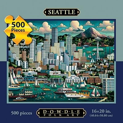 Seattle 500pc 16x20 Jigsaw Puzzle by Eric Dowdle