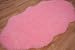 Kitchen & Housewares : Pink Washable Sheepskin Shape Rug 70cm x 140cm (2ft 4" x 4ft 7")