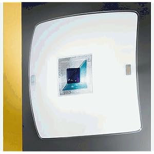 Eglo 88534A Input, Blue, 2-Light Wall Ceiling Light Fixture by Eglo