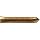 Union Butterfield TN1785 High-Speed Steel Spiral Point Tap, TiN Coated, Round Shank with Square End, Plug Chamfer