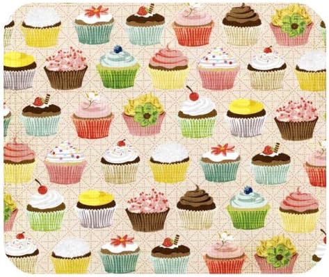Cute & Yummy Cupcakes Gaming Mouse Pad Mat Mousepad with Non-Slip Rubber Backed