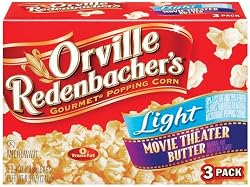 Orville Redenbacher's Gourmet Microwavable Popcorn, Smart Pop Movie Theater Butter, 3-Count Boxes (Pack of 12)