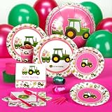 John Deere Pink Standard Party Pack for 8 Party Supplies